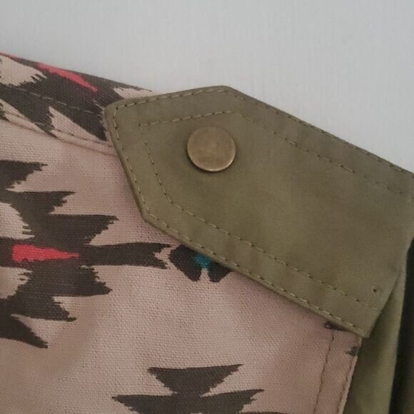 Earthbound Olive Cotton Jacket - Picture 5 of 9